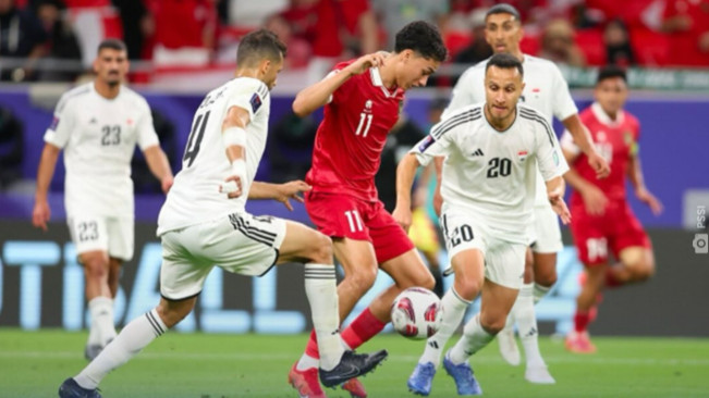 Timnas Indonesia vs Irak. [Instagram]